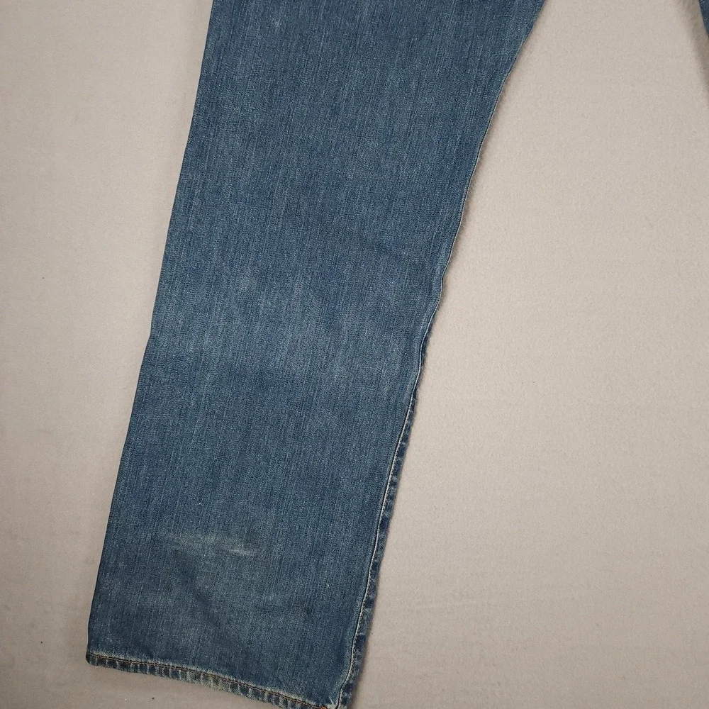 Lucky Brand Jeans Mens 34x34 Bootleg Y2K 100% Cotton Denim Bootcut - Picture 12 of 16